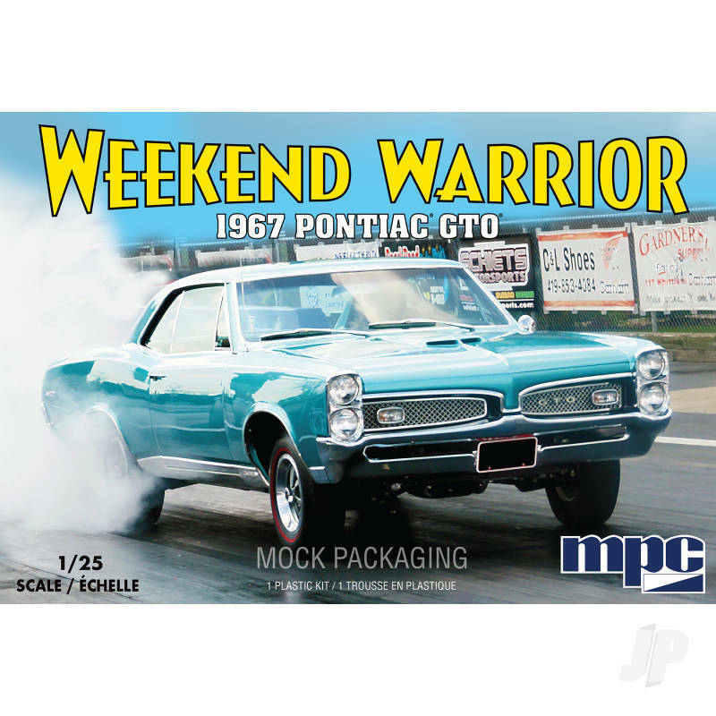MPC 1:25 1967 Pontiac GTO (2T) Plastic Build Kit MPC918M