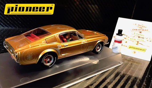 Pioneer Slot Car 68 Mustang Fastback GT Christmas Special P038 Limited Edition