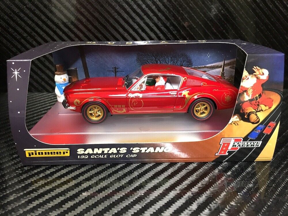 Pioneer Slot Car 68 Mustang Fastback GT Christmas Special P074 Limited Edition