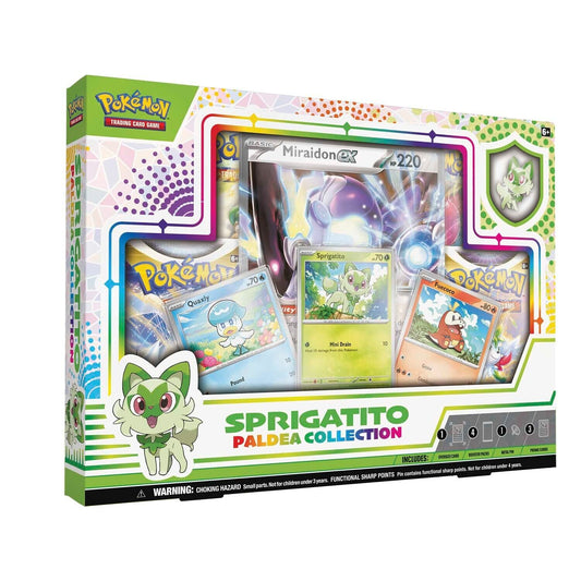 Pokemon Trading Card Game Paldea Collection Box Sprigatito TCG