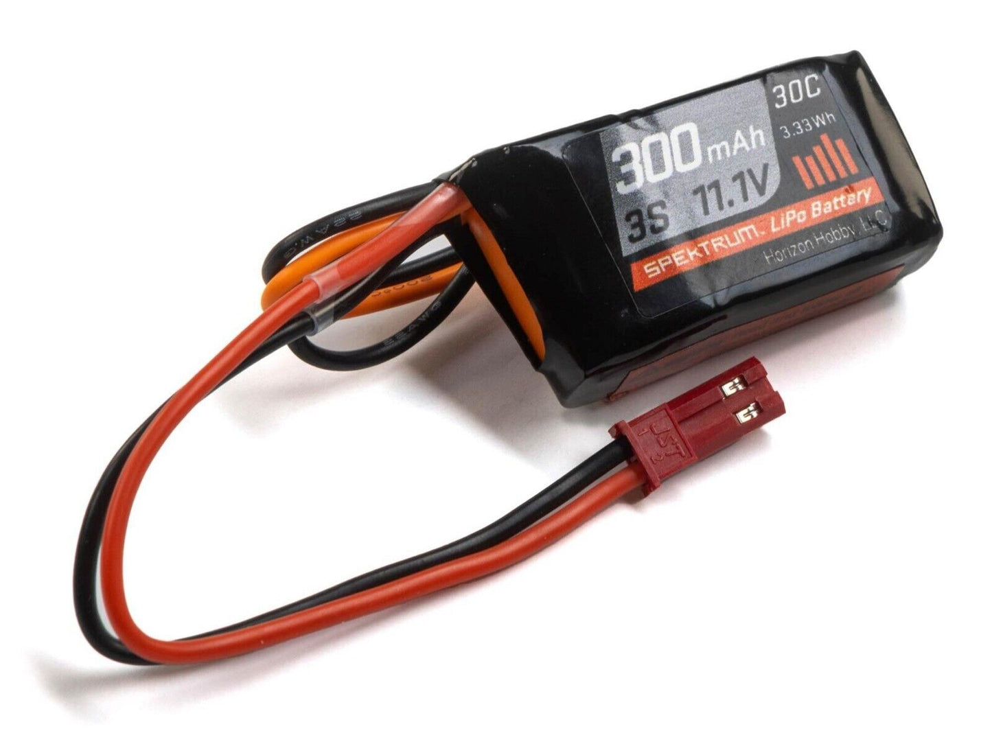 SPEKTRUM 11.1V 300mAh 3S 30C LiPo Battery: JST Spare for UMX Timber X