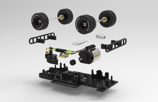 Pioneer Slot Car 1934 Ford Coupe Legends Racer Kit 4