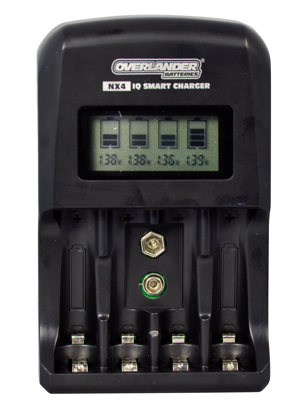 Overlander NX4 NiMH Battery Charger For Single Rechargeable AA 9V Cells