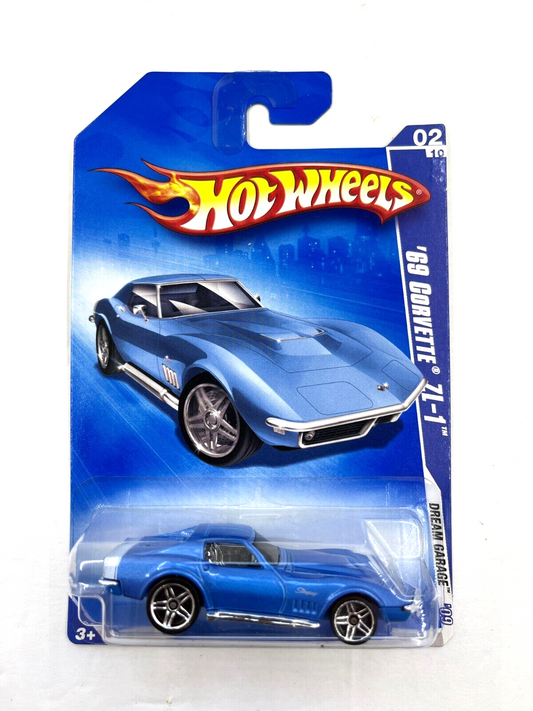 RARE Hot Wheels 2009 '69 Corvette ZL-1 02/10 Dream Garage