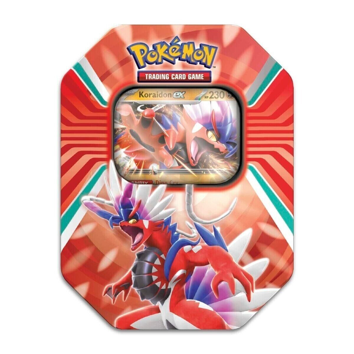 Pokémon TCG: Pokémon Paldea Legends Koraidon Ex Tin Same Day Dispatch UK STOCK