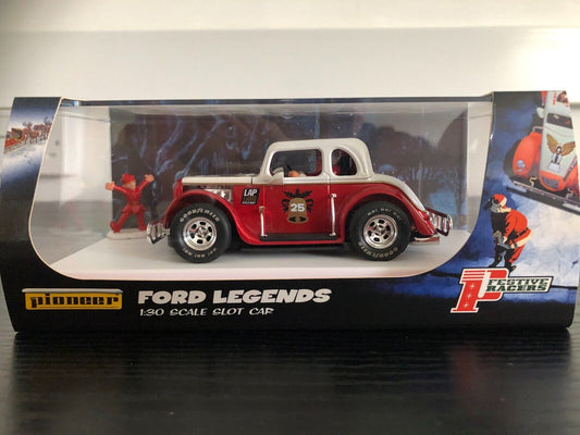 Pioneer Slot Car P118 Racing Legends 1934 Ford Coupe Christmas Edition
