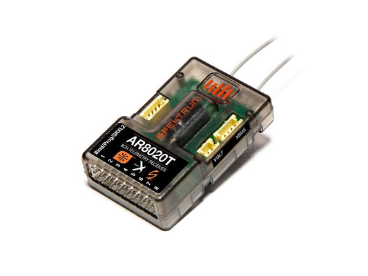 Spektrum AR8020T 8 Channel DSMX 2.4GHz Telemetry Receiver SPMAR8020T