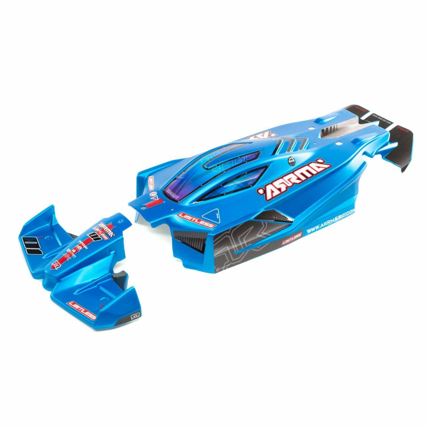 Arrma Limitless Finished RC Body Shell (Matte Blue)