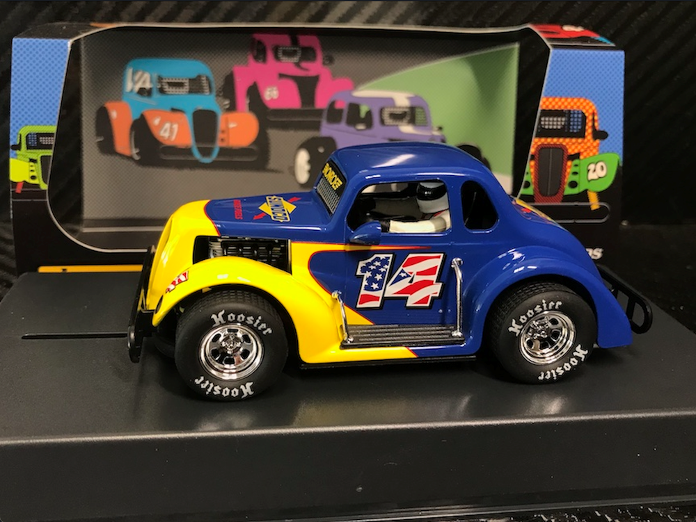 Pioneer Slot Car P129 Dodge Racing Legends 37 Coupe