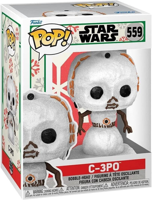 Funko Pop! Star Wars 559 SNOWMAN C-3PO Bobble-Head