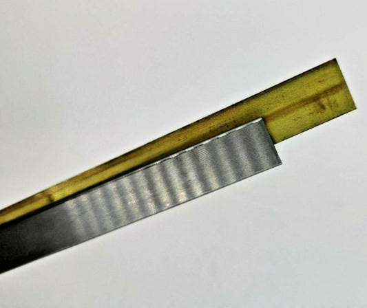 15 x 2mm Steel blade & 16 x 3mm Brass box x 1M Wing Joiner