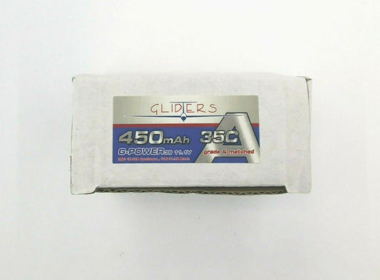 Gliders 450mAh 35C 11.1v G-Power LiPo Battery