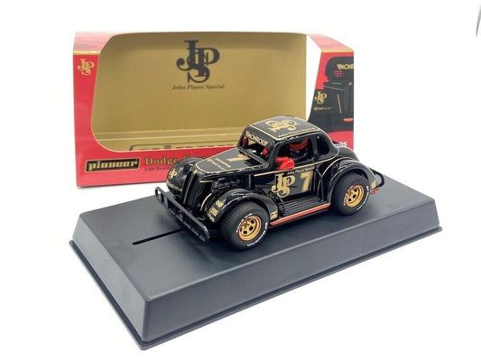 Pioneer Slot Car P179 Dodge Racing Legends 37 Coupe JPS Livery