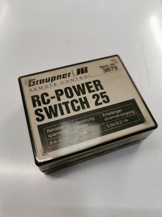 Graupner High Quality RC Power Switch 25 8.4V-9.6V 25A G3879