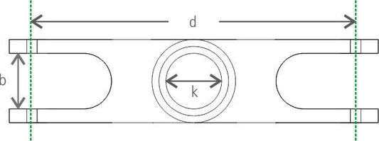 Aero-Naut 47mm Yoke for 8mm Folding Propeller Blade for RC Aircraft