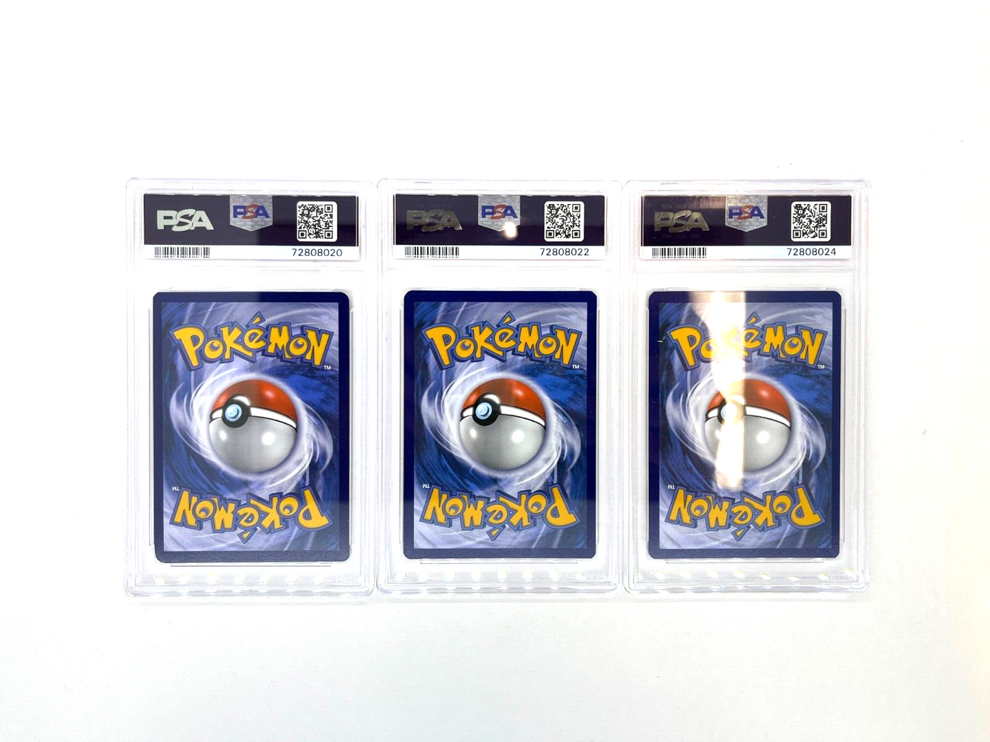 Pokemon UPC Charizard PSA Graded MINT 9 FULL SET BUNDLE 3 CARDS PLAYMAT BOX