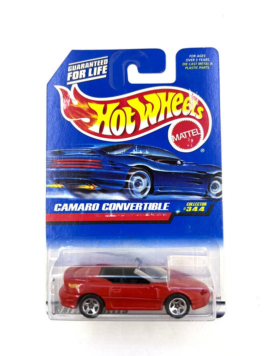 RARE Hot Wheels 1999 Camaro Convertible Collectors #344