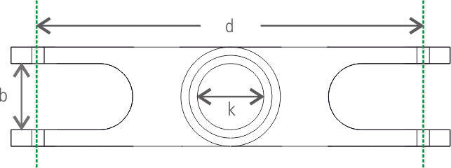 Aero-Naut 62mm Yoke for 8mm Folding Propeller Blade for RC Aircraft