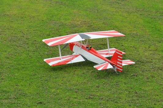 MAX THRUST PRO-BUILD BALSA DOUBLE TROUBLE KIT RED - IC OR ELECTRIC