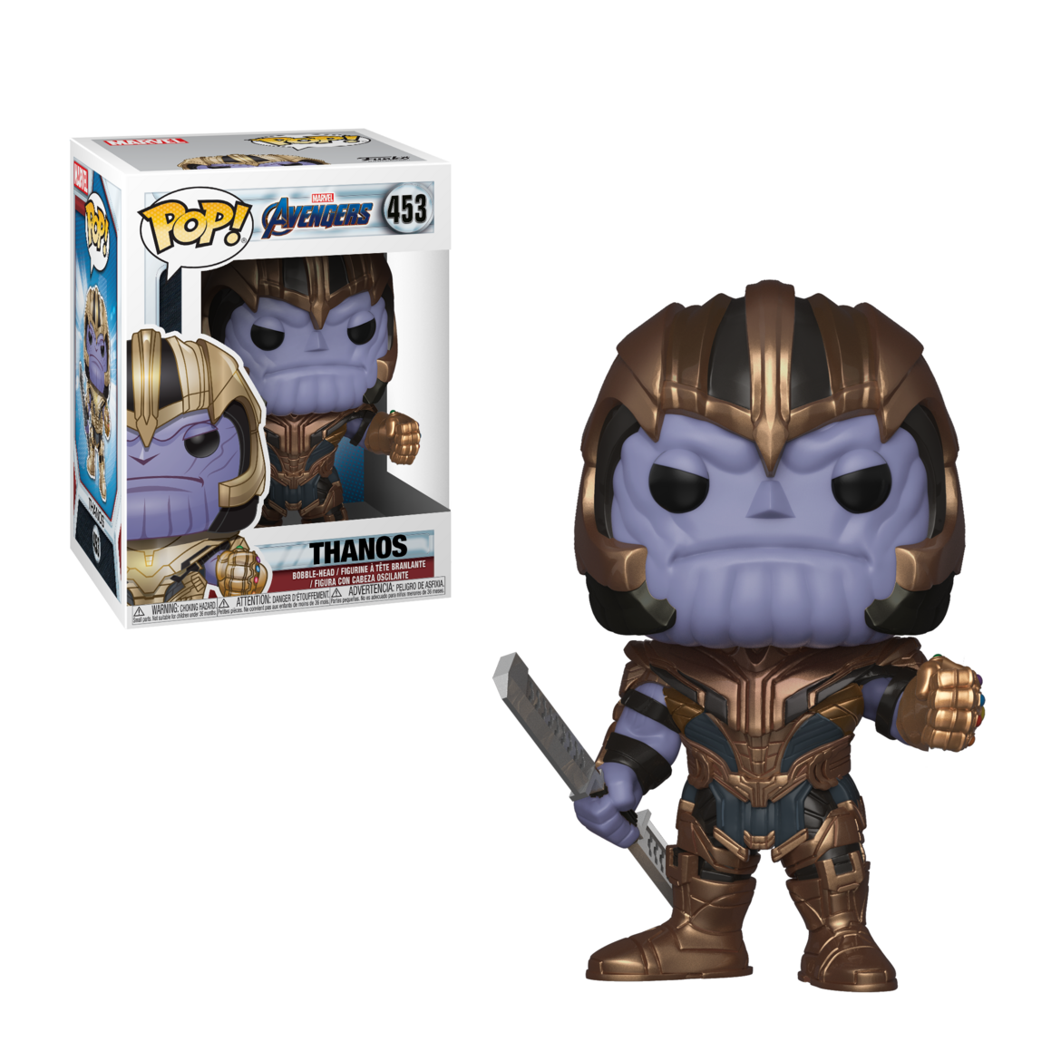 Pop! Marvel - Avengers Endgame - Thanos #453 BNIB W/ Pop! Protector