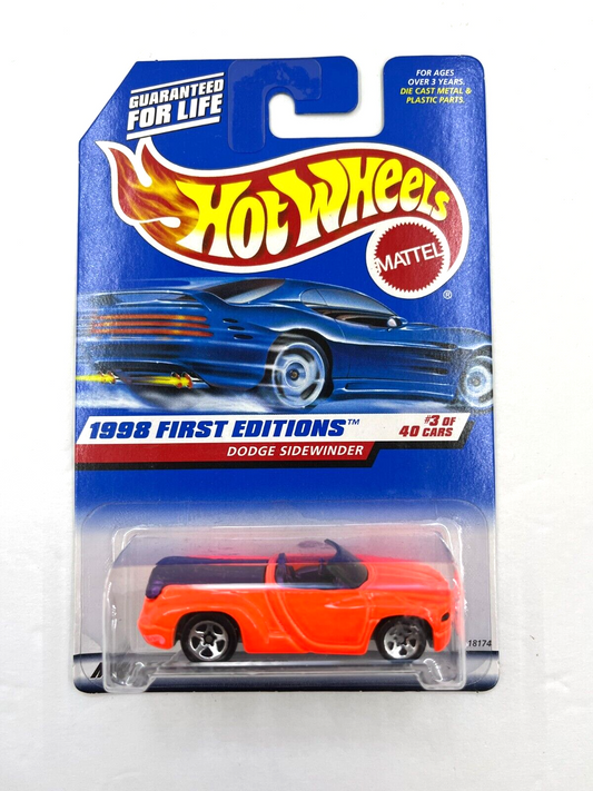 RARE Hot Wheels 1998 FIRST EDITIONS Dodge Sidewinder 3/40