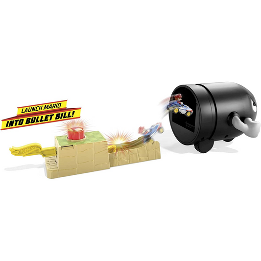 Hot Wheels Mario Kart Bullet Bill Play Set