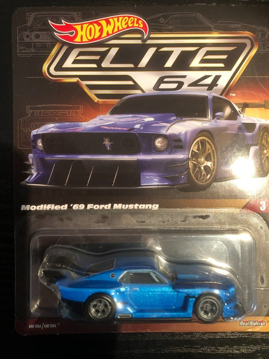 Hot Wheels Modified '69 Ford Mustang Elite 64 Collectors Edition