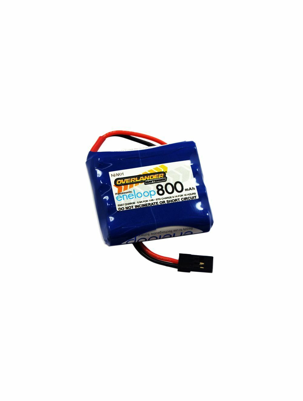 Overlander Panasonic Eneloop AAA 800mAh 4.8V Flat NiMH Rechargable Battery