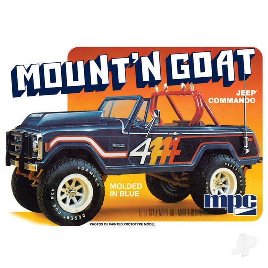 MPC 1:25 Jeep Commando "Mount 'N Goat" Plastic Build Kit MPC887