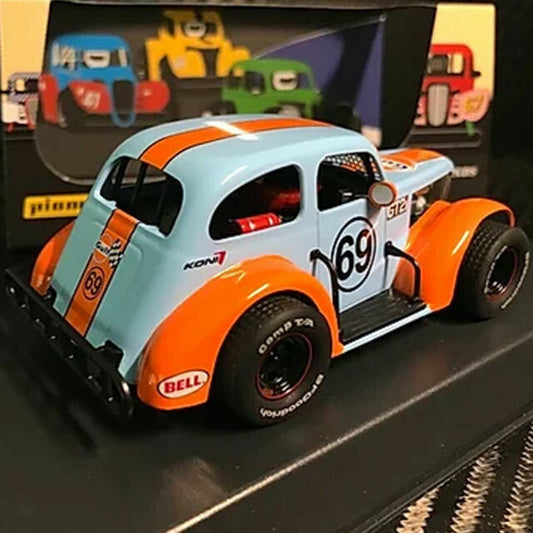 Pioneer Slot Car P062 Racing Legends 37 Chevy Sedan Gulf No.69