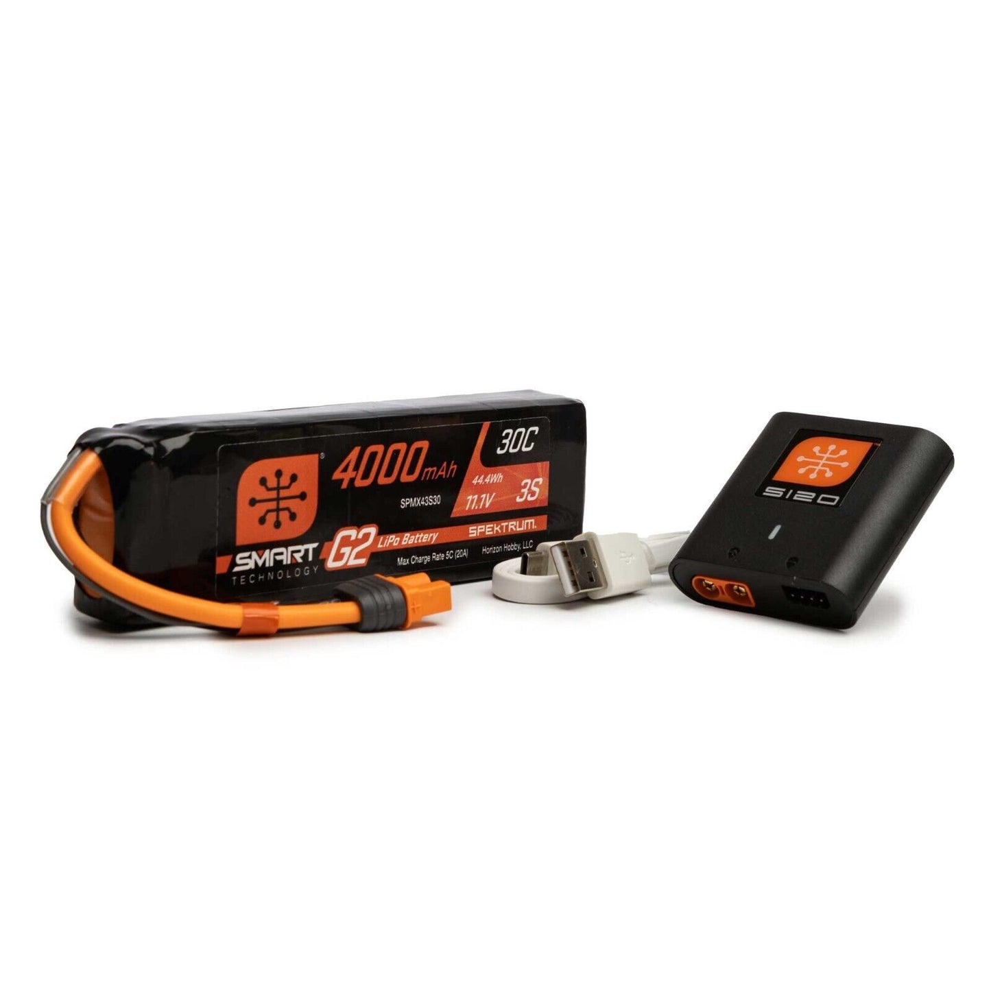 Spektrum Smart G2 Powerstage Air Bundle: 3S 4000mAh LiPo Battery + S120 Charger