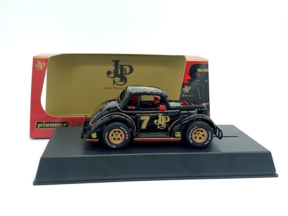 Pioneer Slot Car P179 Dodge Racing Legends 37 Coupe JPS Livery