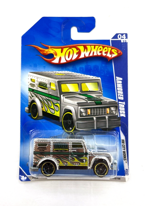 RARE Hot Wheels 2009 Armored Truck 04/10 HW CITY WORKS