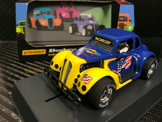 Pioneer Slot Car P129 Dodge Racing Legends 37 Coupe