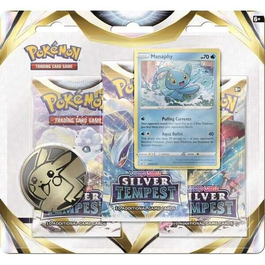 Pokémon TCG: Sword & Shield 12 Silver Tempest 3-PK (1 Supplied) FAST SHIPPING