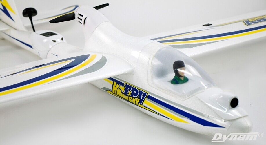 DYNAM HAWKSKY FPV-READY 25MW SRTF 1370MM 6-AXIS GYRO W/ABS DYN8978SRTF-25MW