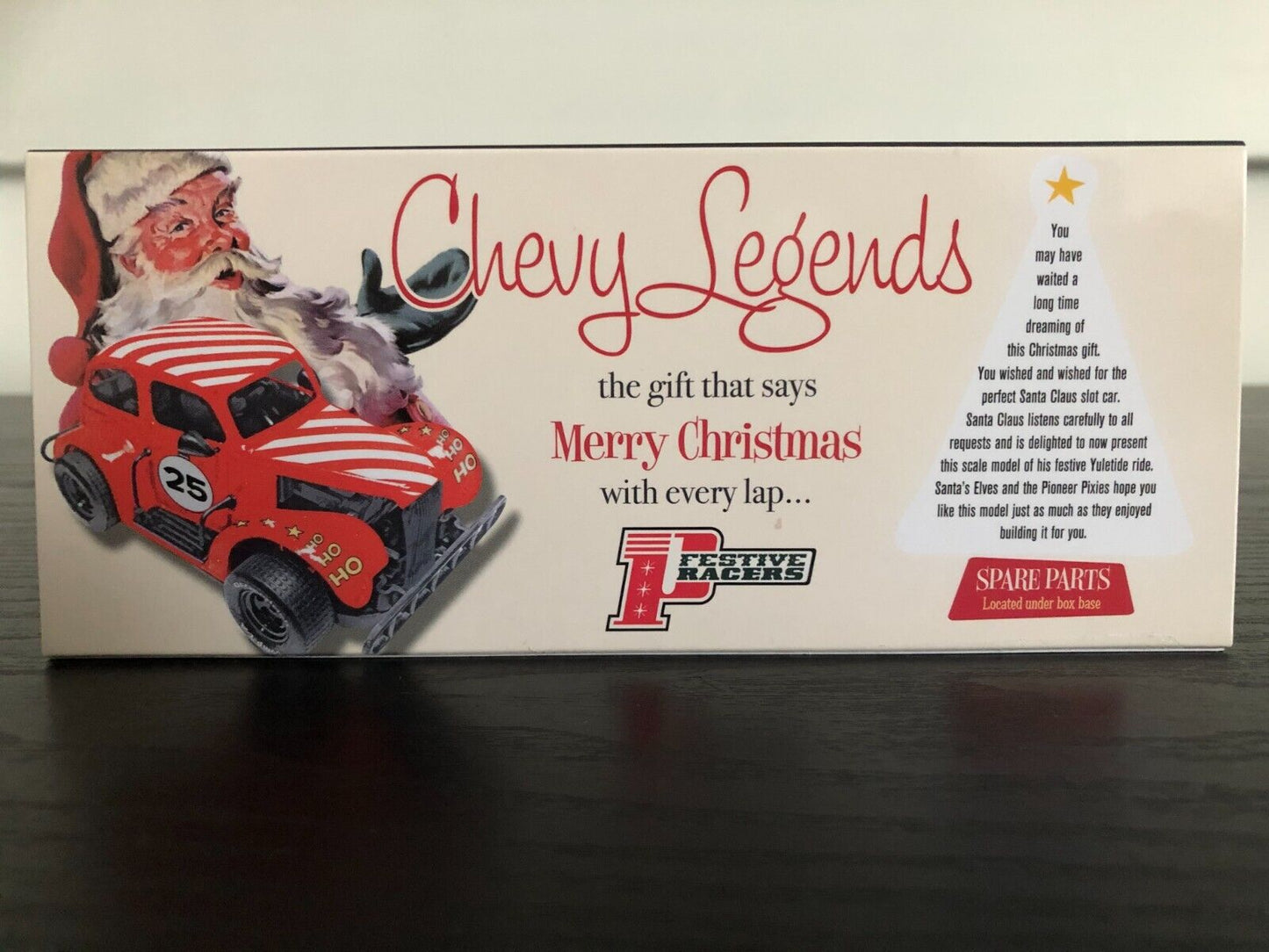 Pioneer Slot Car P084 Racing Legends Chevy Sedan Christmas Special