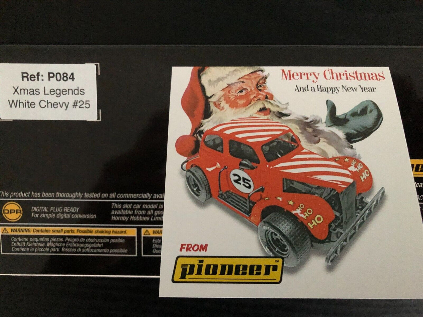 Pioneer Slot Car P084 Racing Legends Chevy Sedan Christmas Special
