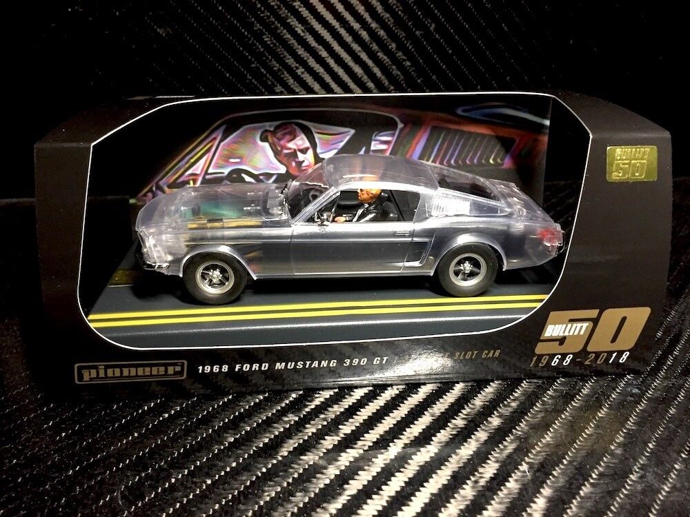 Pioneer Slot Car P104 Bullitt Mustang 390GT X Ray Special Ltd Edition No 51/120