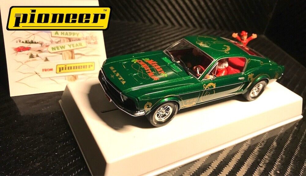 Pioneer Slot Car 68 Mustang Fastback GT Christmas Special  P036 Limited Edition