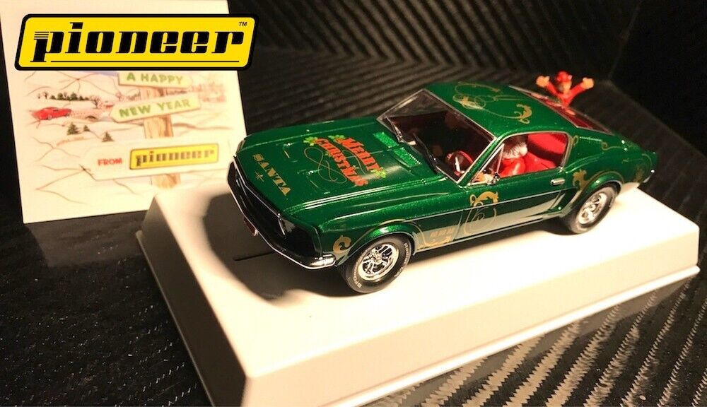 Pioneer Slot Car 68 Mustang Fastback GT Christmas Special P036 Limited Edition