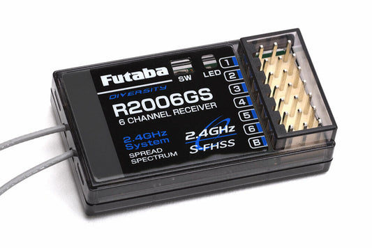 Futaba R2006GS Receiver 2.4GHz S-FHSS (Air) P-R2006GS/2-4G