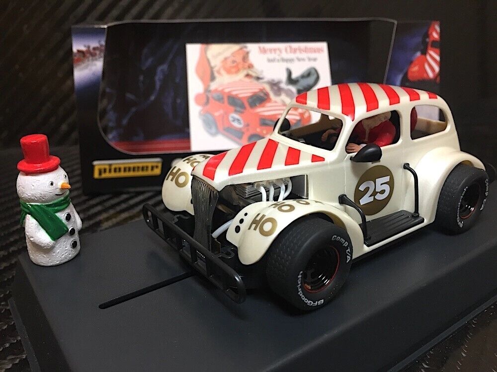 Pioneer Slot Car P084 Racing Legends Chevy Sedan Christmas Special