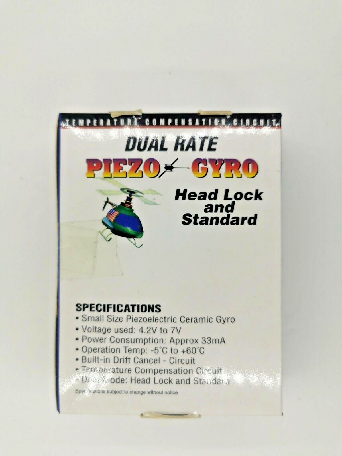 HL800 Piezo Dual Rate RC Helicopter Head lock and Standard Gyro 4460105