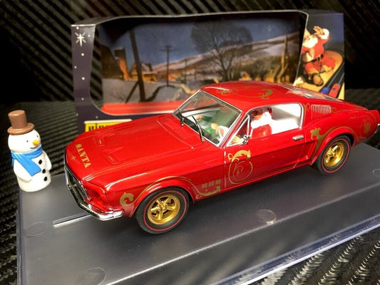 Pioneer Slot Car 68 Mustang Fastback GT Christmas Special  P074 Limited Edition