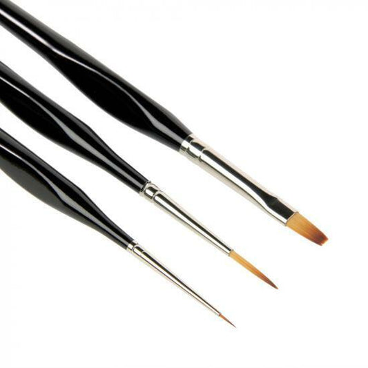 Professional Modelling Brush Set (3 pcs) UK STOCK SAME DAY DISPATCH