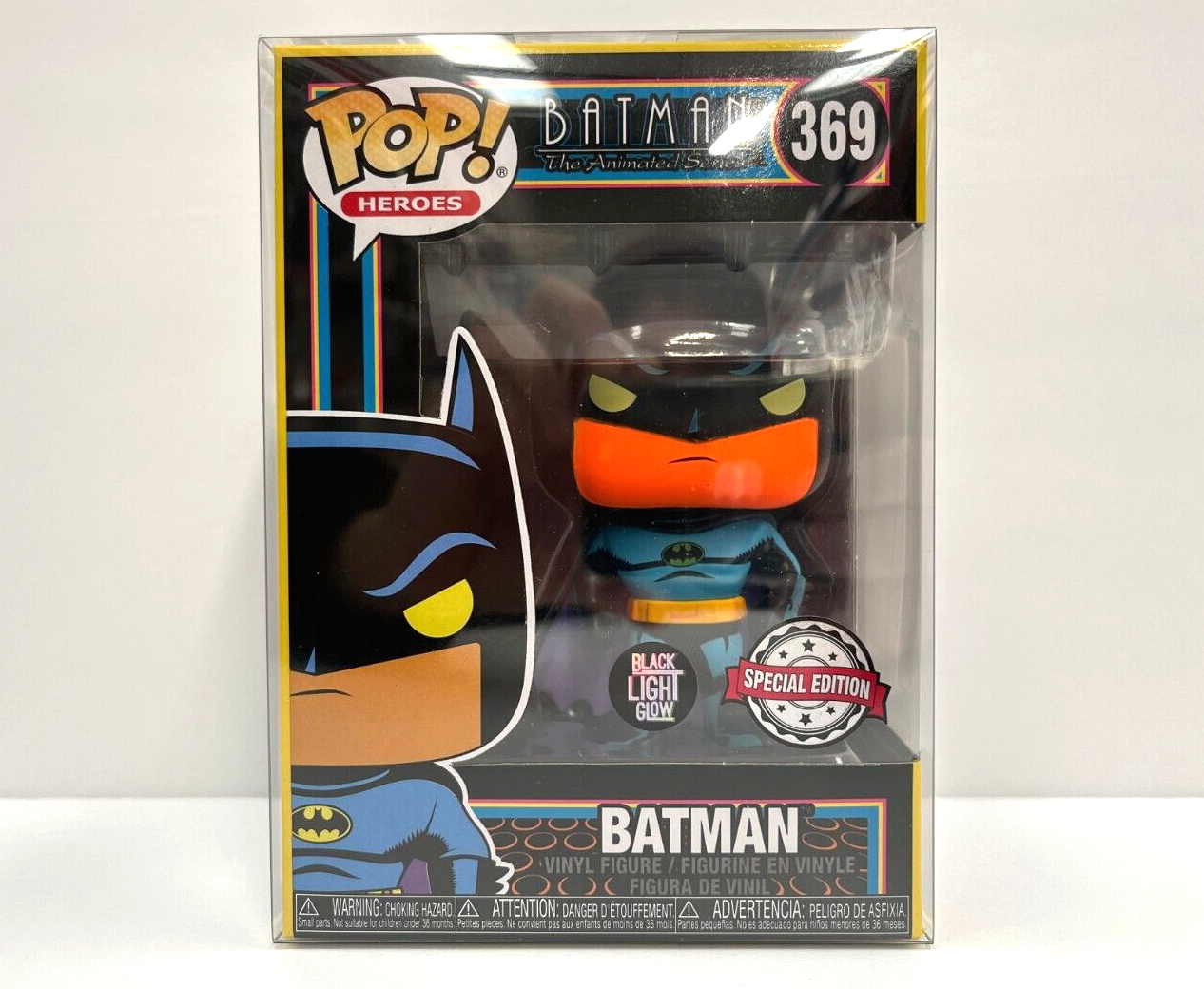 Funko Pop! Heroes - DC - Blacklight Batman #369 Special