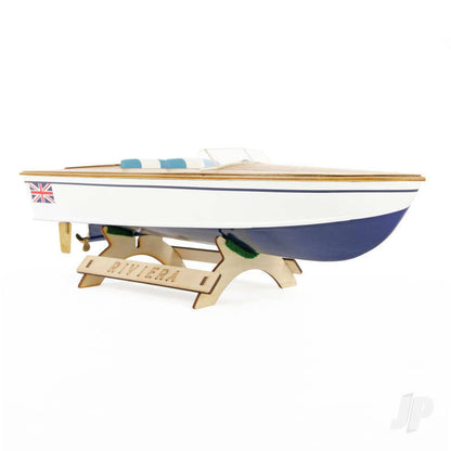 The Wooden Model Boat Company Riviera Motor Boat Kit 400mm