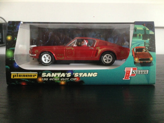 Pioneer Slot Car 1968 Ford Mustang Fastback GT Christmas Special P037