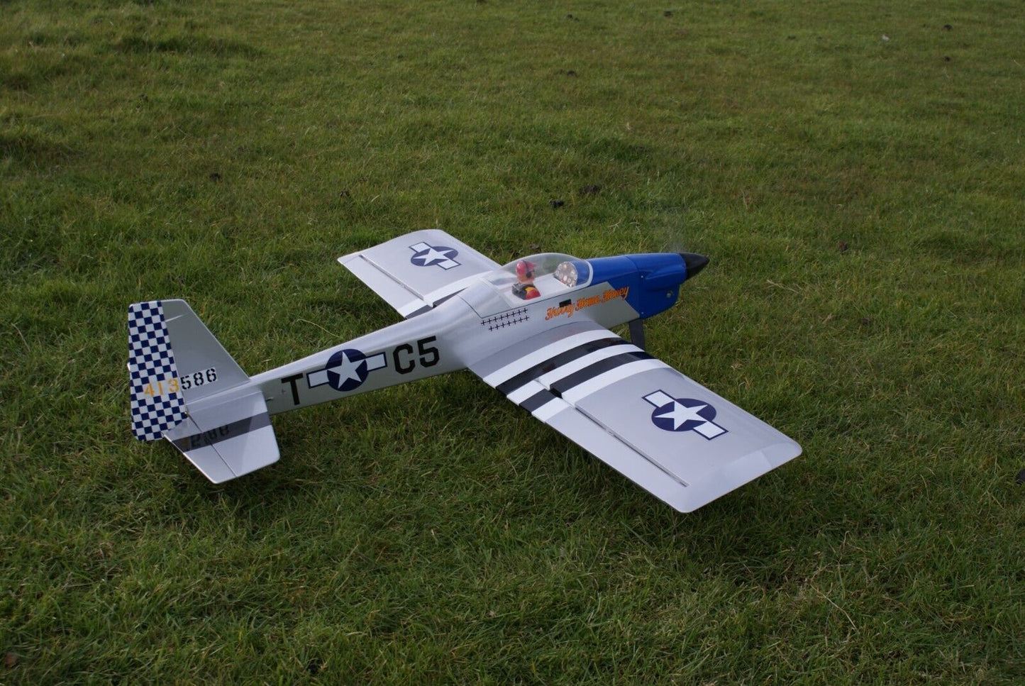 CENTURY UK Max Thrust PRO-BUILT BALSA RUCKUS KIT P51
